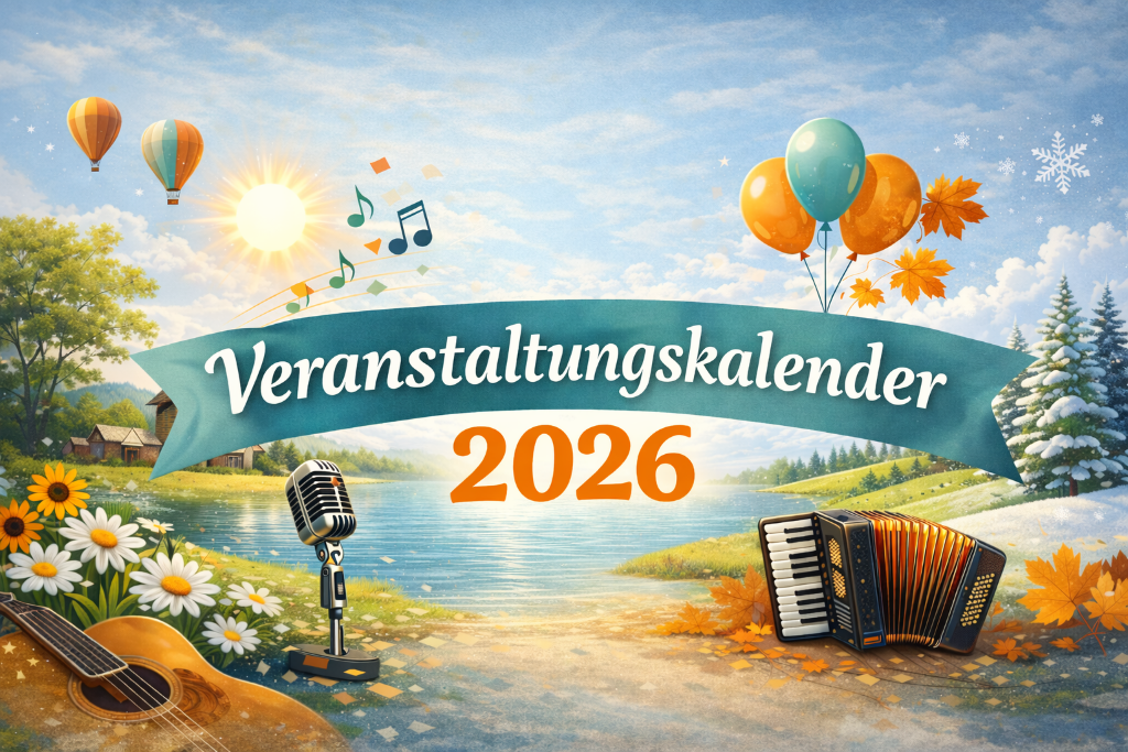 Veranstaltungskalender 2026 Header MIWE Entertainment Veranstaltungskalender 2026