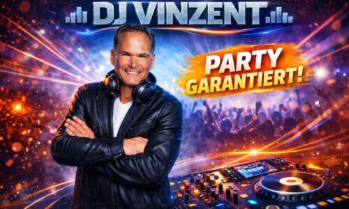 DJ Vinzent aus Dessau-Roßlau am Mischpult, Header-Bild